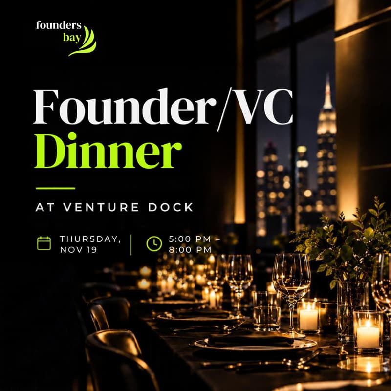 Cover Image for Founder/VC Dinner at Venture Dock