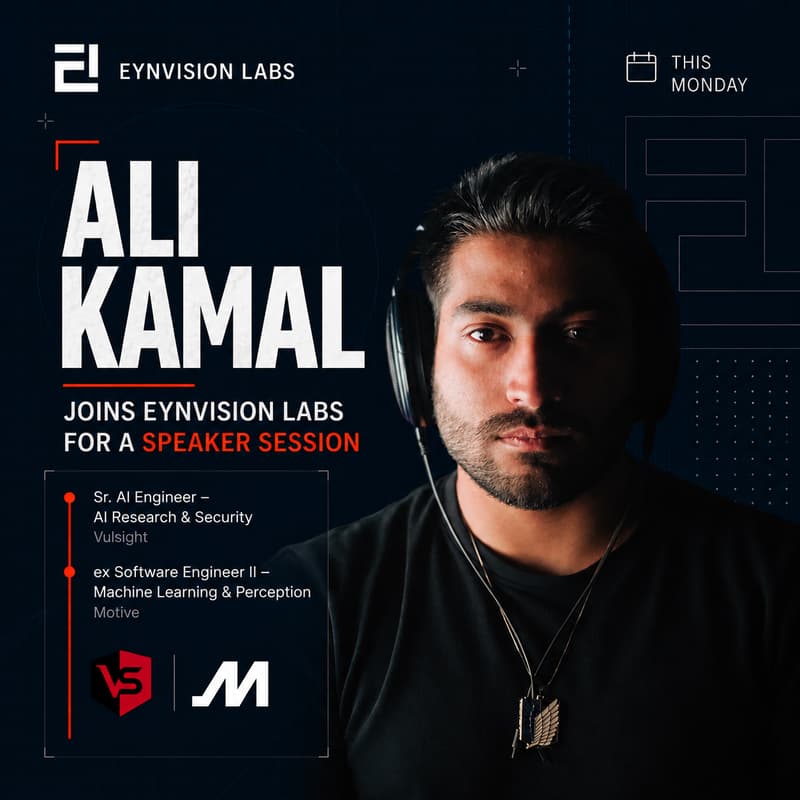 Cover Image for Speaker Session with Ali Kamal