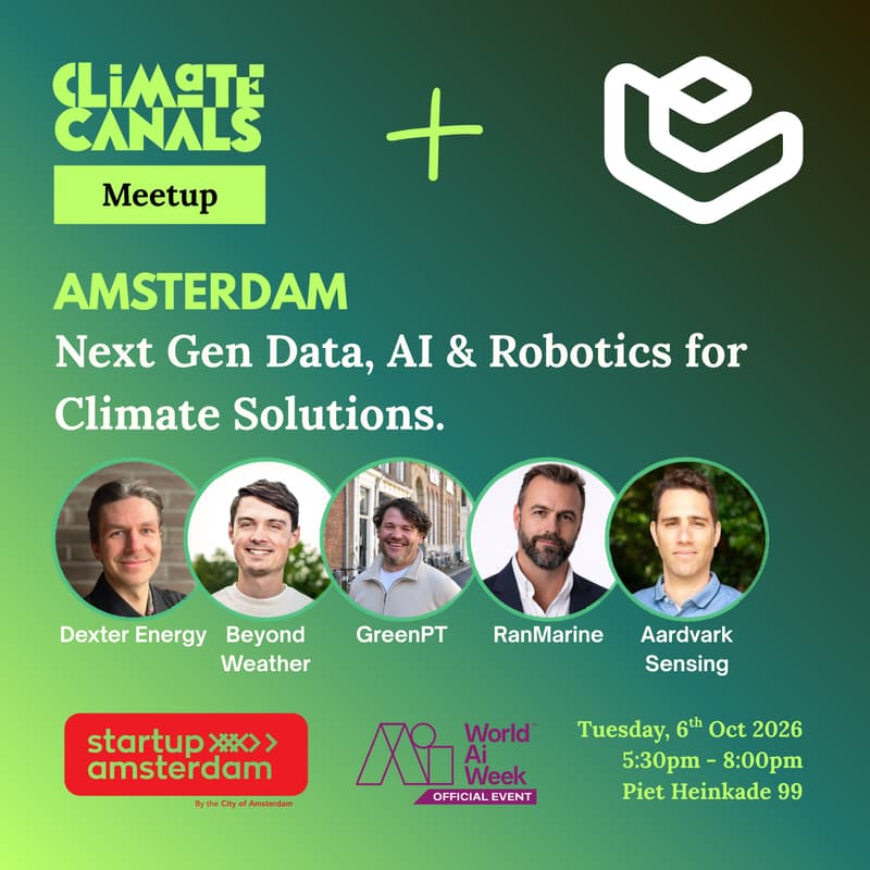 Cover Image for Climate Canals: Next Gen Data, AI & Robotics for Climate Solutions.