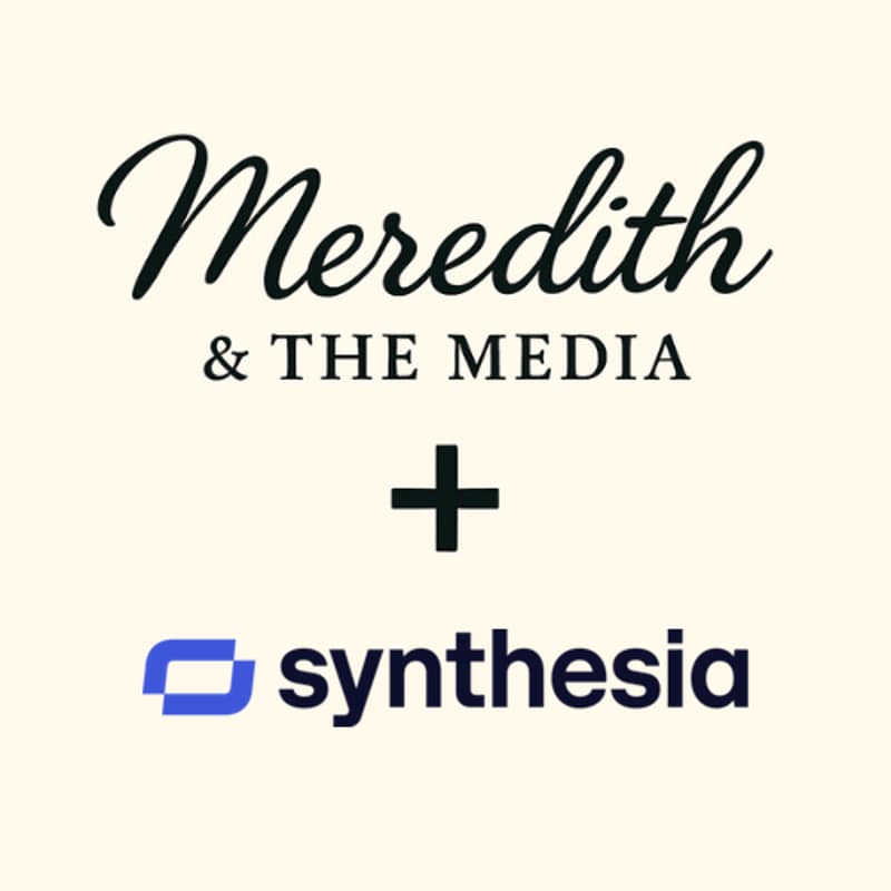 Cover Image for Synthesia x Meredith & The Media AI Video For Comms Mixer