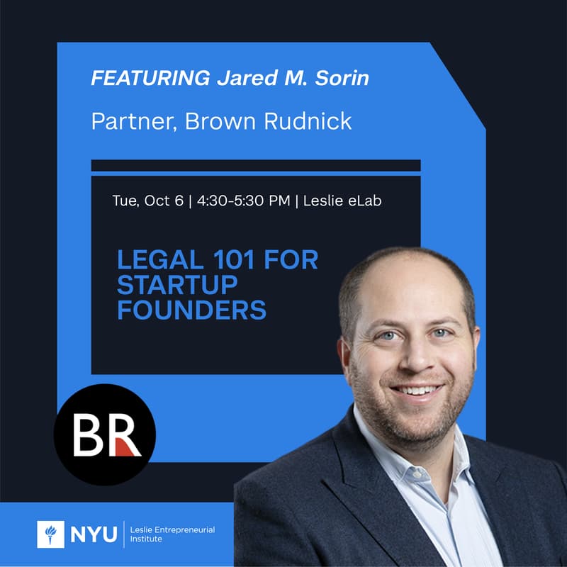 Cover Image for Legal 101 for Startup Founders