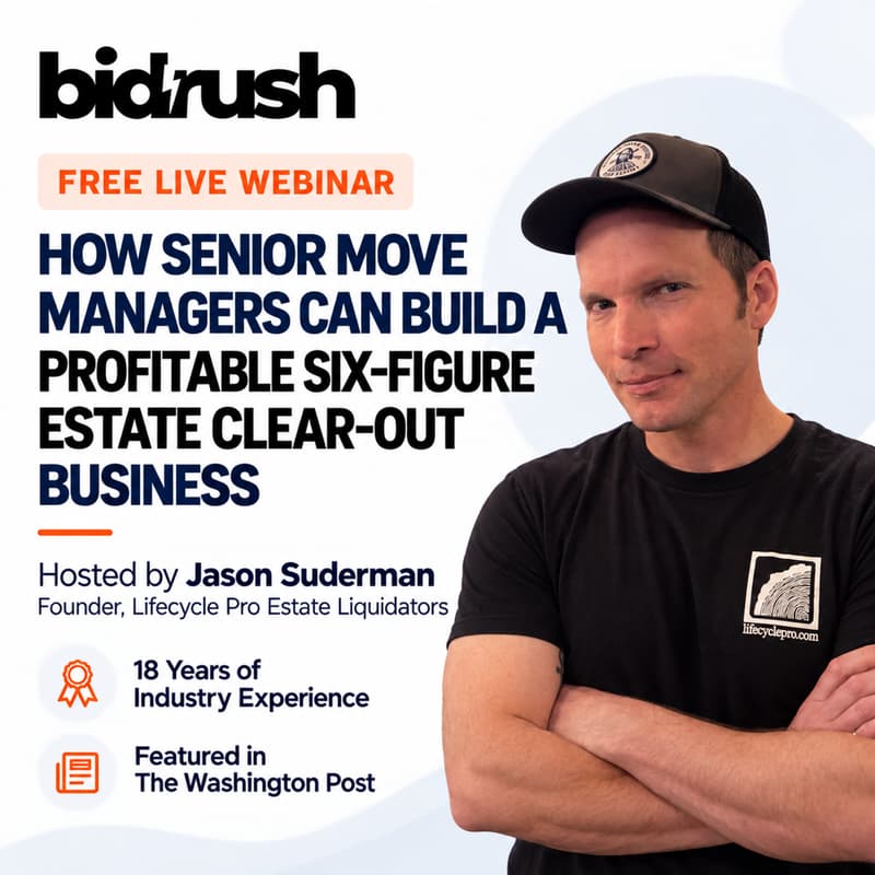Cover Image for Webinar: How Jason Suderman added a Profitable Six-Figure Estate Clear-Out Arm to his Business