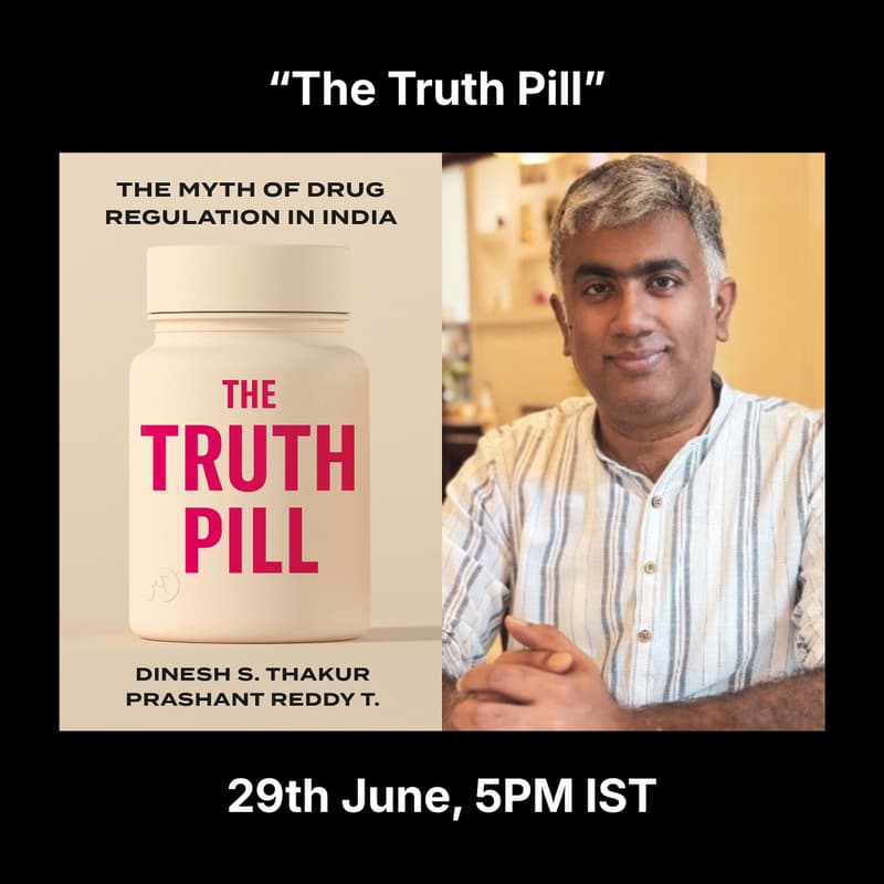 Cover Image for Reading Group: "The Truth Pill" with Prashant Reddy