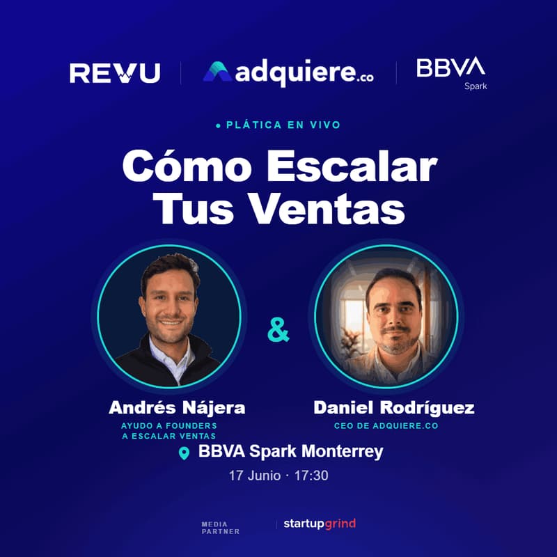Cover Image for 📍 MONTERREY: Cómo Escalar tus Ventas & Founder's Networking