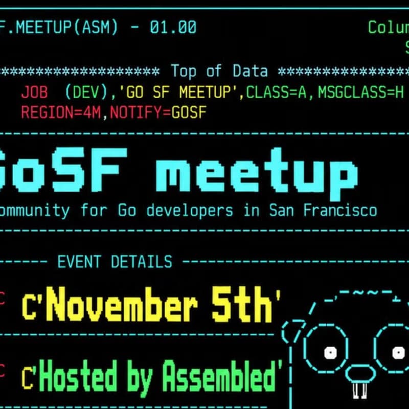 Cover Image for Go meetup in San Francisco | Hosted by Assembled