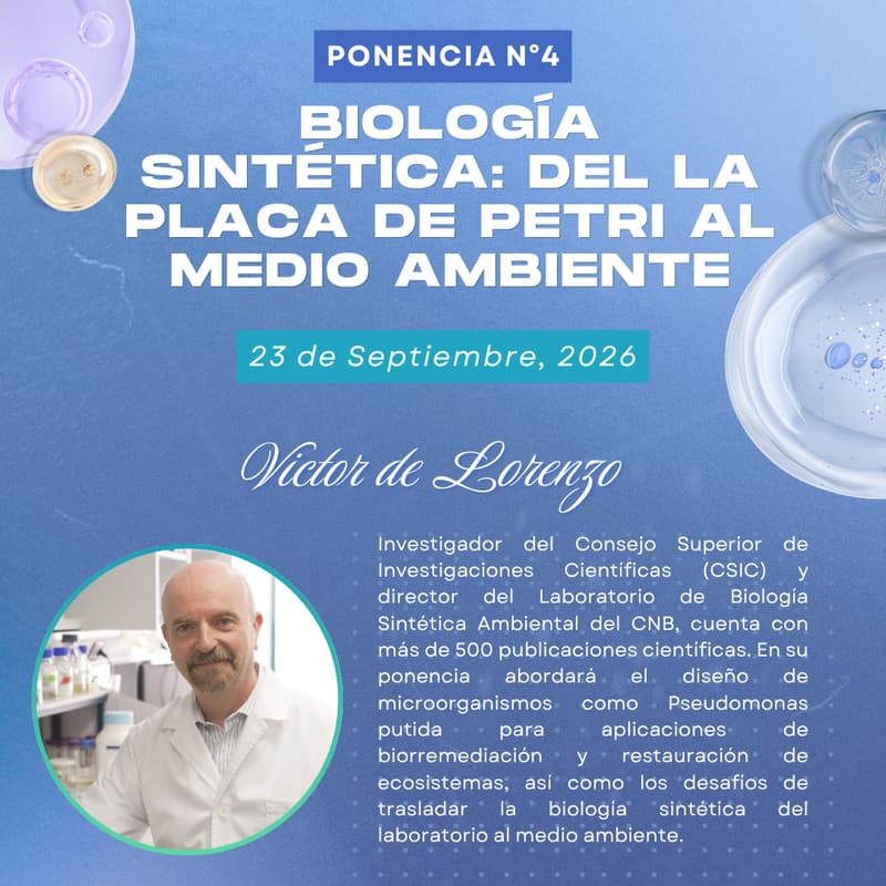 Cover Image for "Puentes Científicos: Biología Sintética en LATAM" - Biología Sintética: De la placa de Petri al medio ambiente