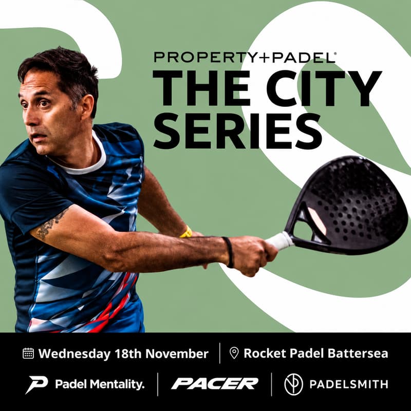 Cover Image for PROPERTY+PADEL PRESENTS: THE CITY SERIES LONDON | NOVEMBER