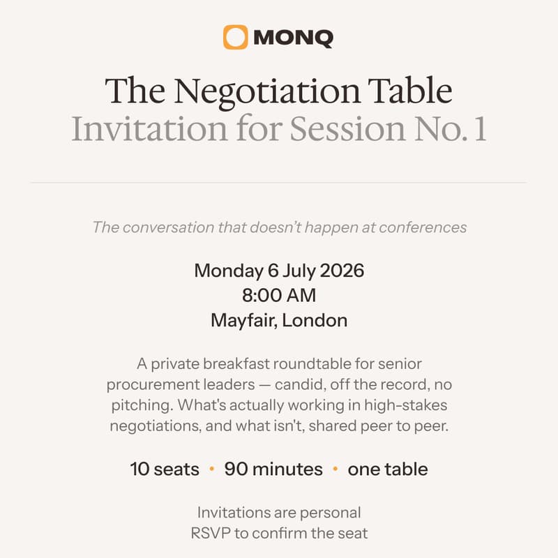 Cover Image for The Negotiation Table, by Monq