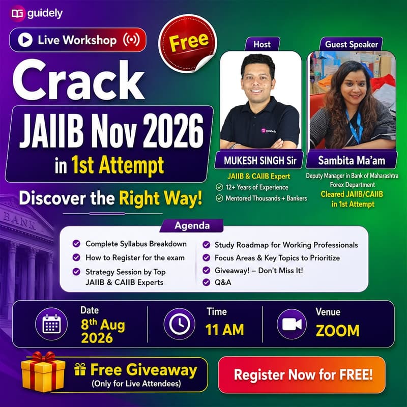 Cover Image for Crack JAIIB Nov 2026 in 1st Attempt | Discover the Right Way!