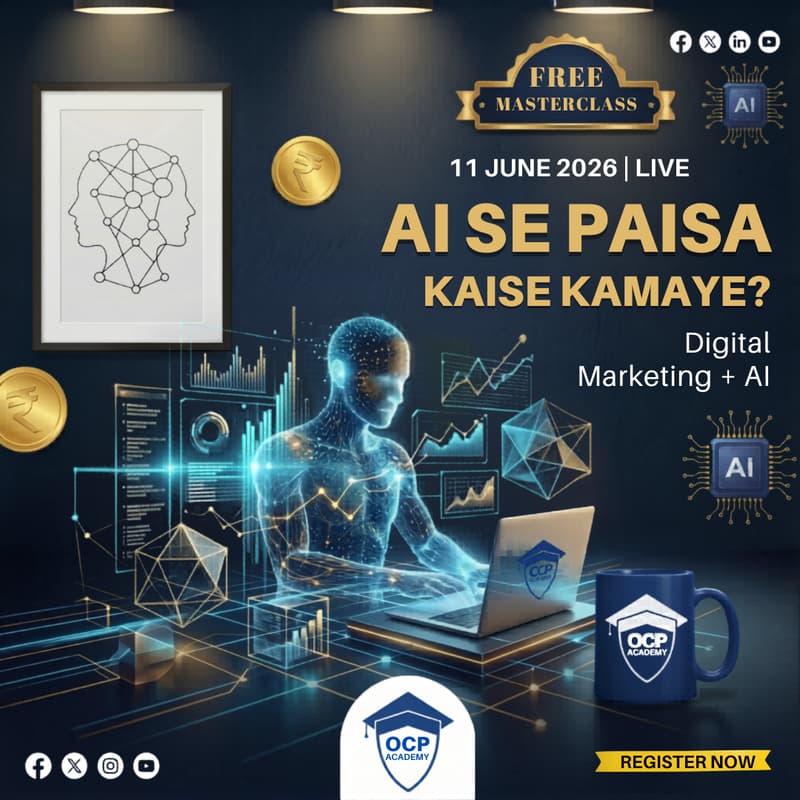 Cover Image for AI Se Paisa Kaise Kamaye? Digital Marketing + AI Beginner Roadmap 2026