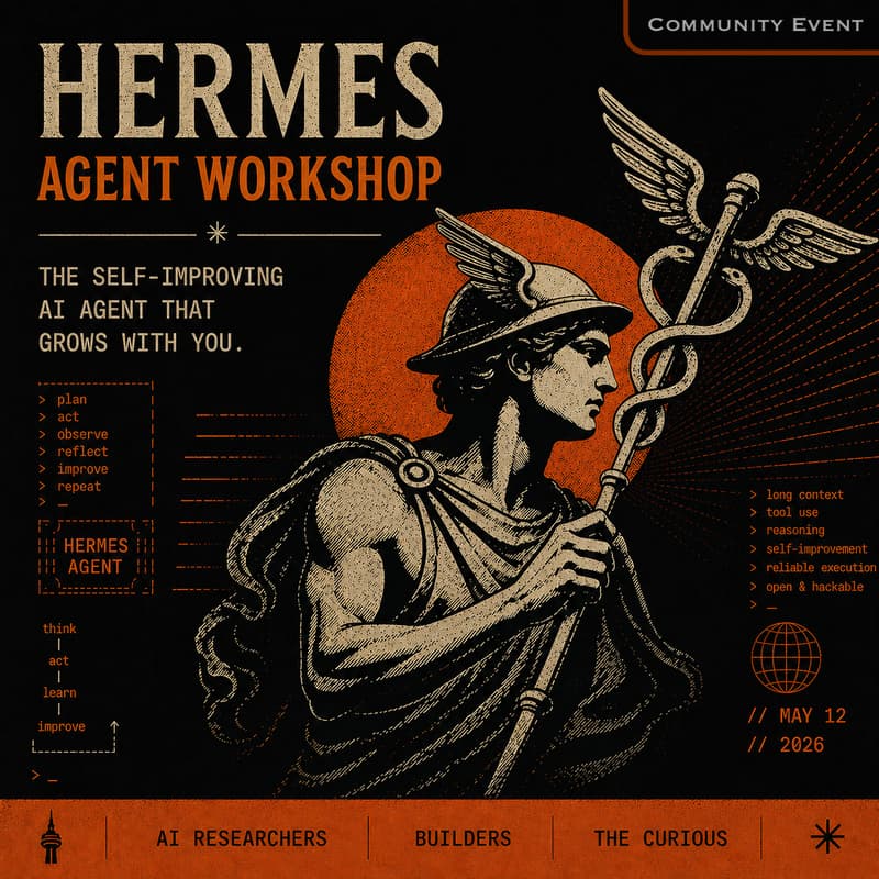 Cover Image for Hermes Agent Workshop & Demos