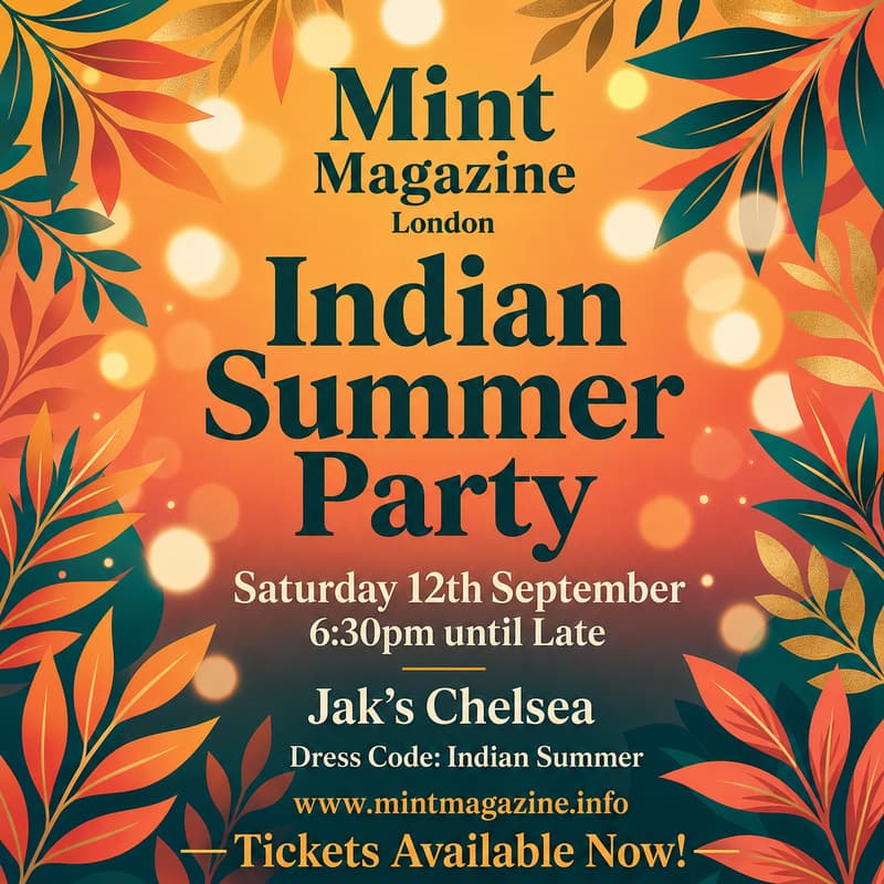 Cover Image for Indian Summer Party - Mint Magazine London