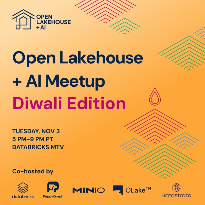 Cover Image for Open Lakehouse + AI Meetup: Diwali Edition