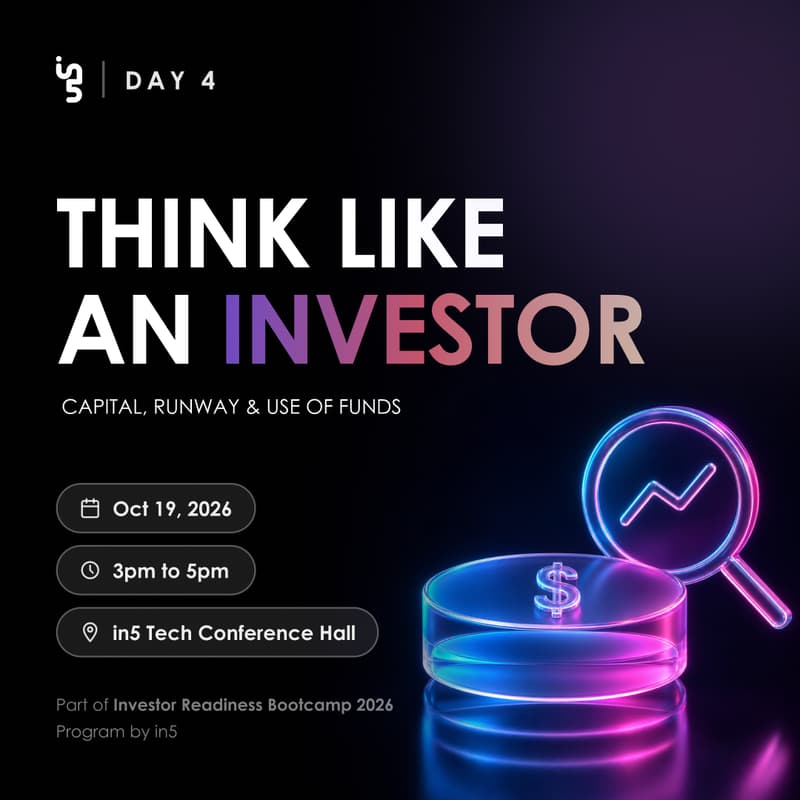 Cover Image for Think Like an Investor: Capital, Runway & Use of Funds 💰