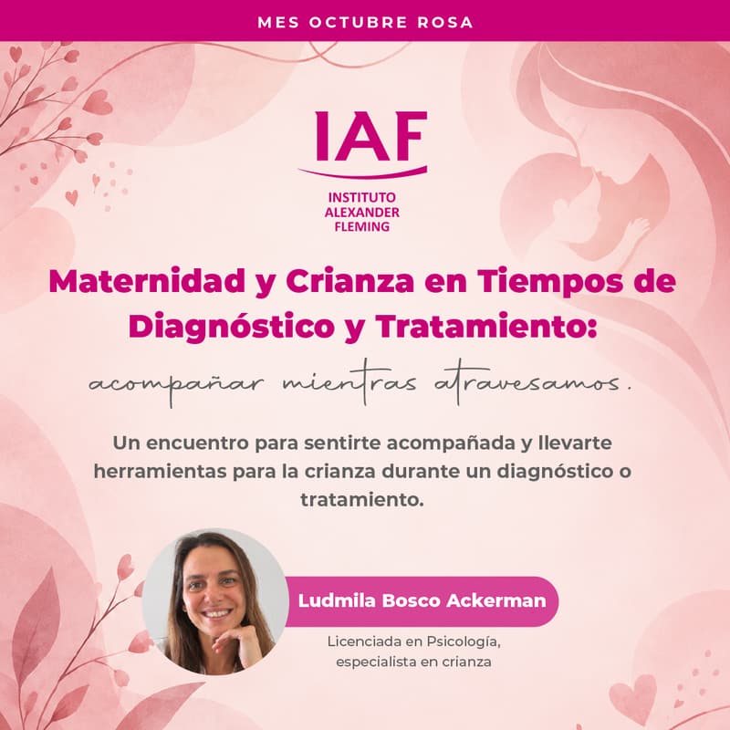 Cover Image for Charla sobre Maternidad y Crianza en tiempos de Diagnóstico y Tratamiento: Acompañar mientras atravesamos