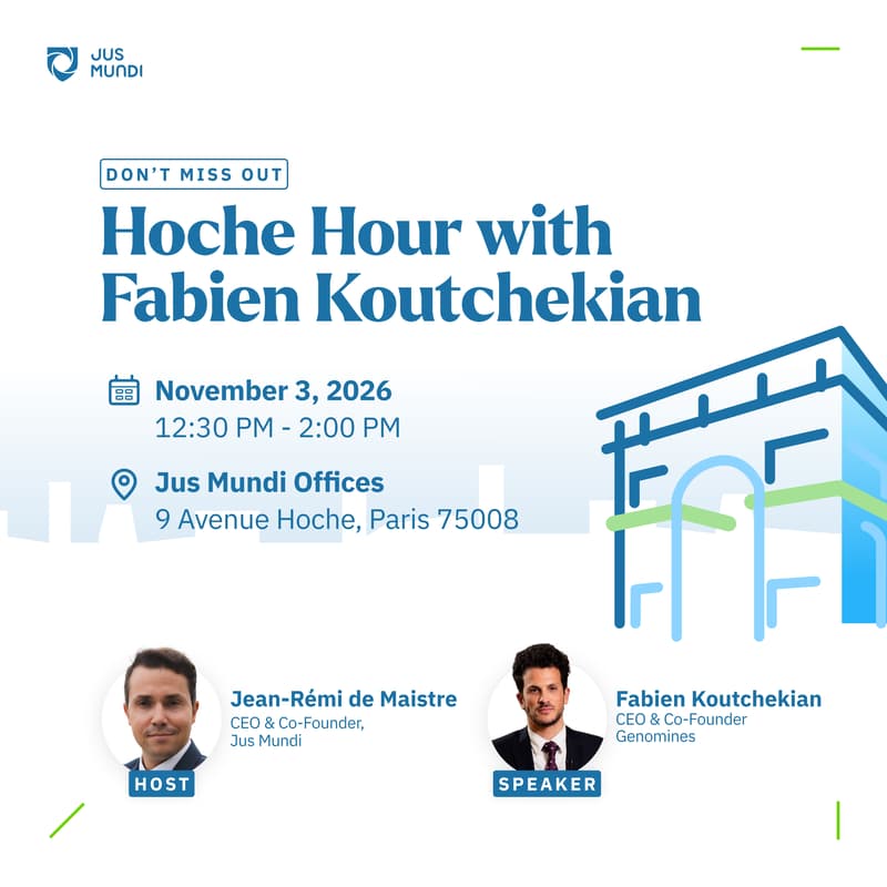 Cover Image for Hoche Hour with Fabien Koutchekian, Genomines | The Deep-Tech Startup Rewriting the Rules of Mining