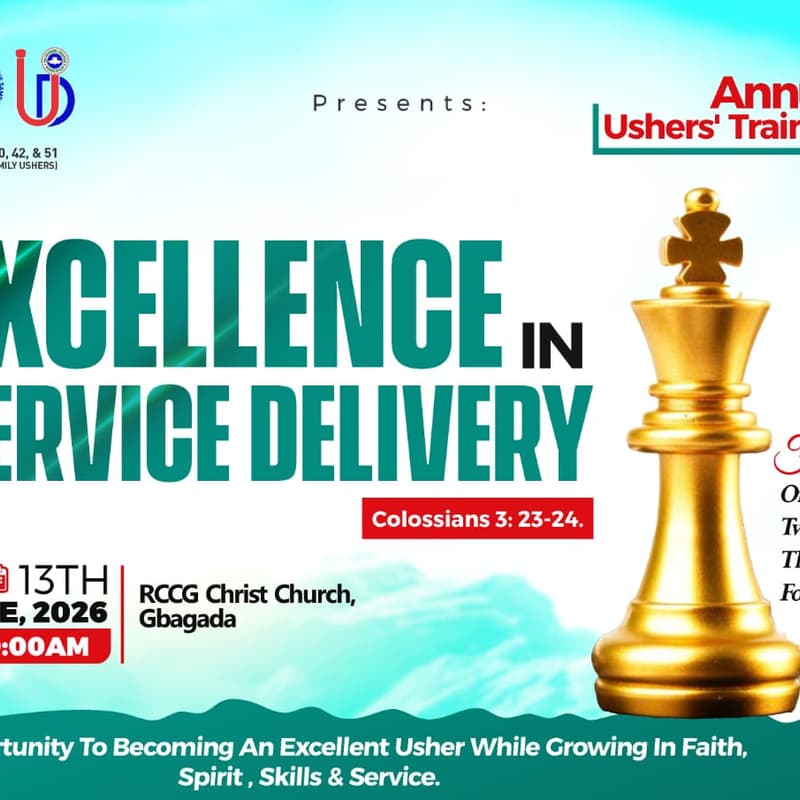 Cover Image for Favoured Family Ushering Training 2026