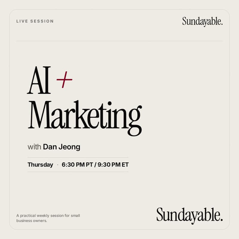 Cover Image for AI + Marketing with 댄 정
