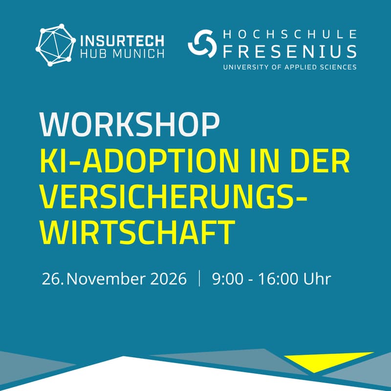 Cover Image for Workshop "KI-Adoption in der Versicherungswirtschaft"