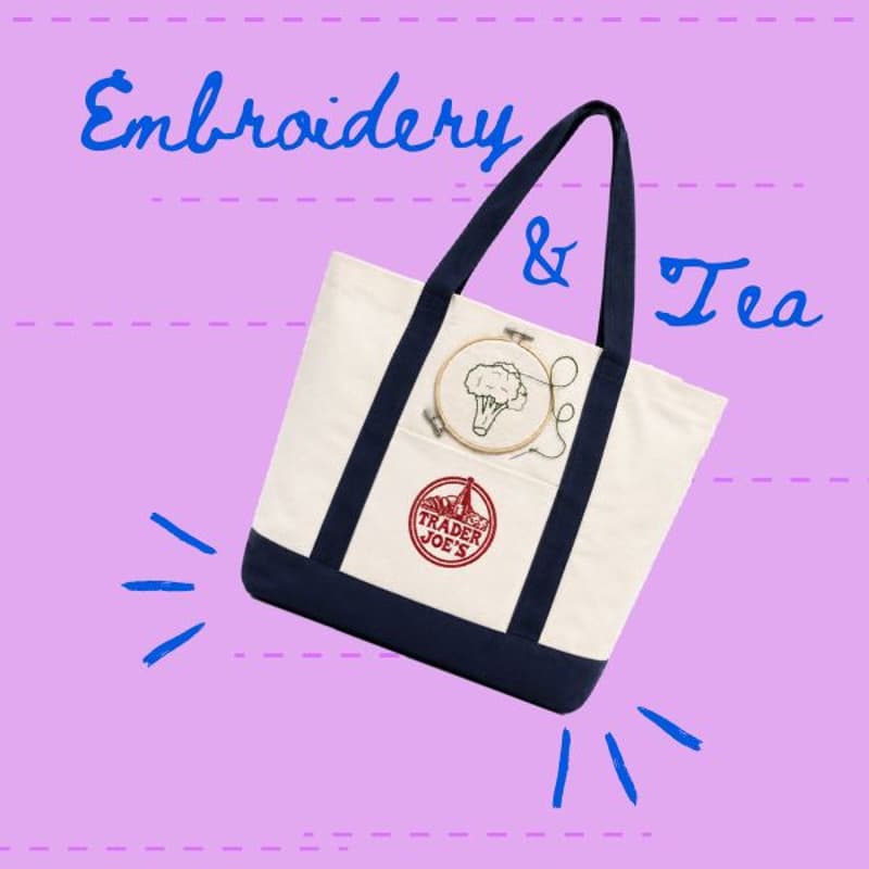 Cover Image for Beginner Embroidery & Tea