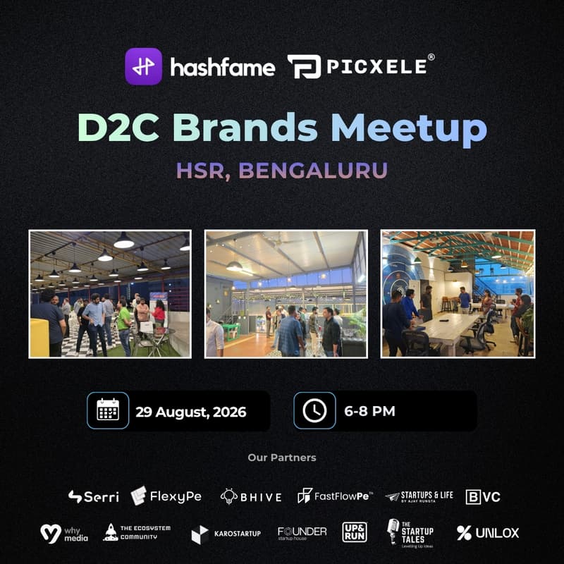 Cover Image for D2C Brands Meetup | Bengaluru