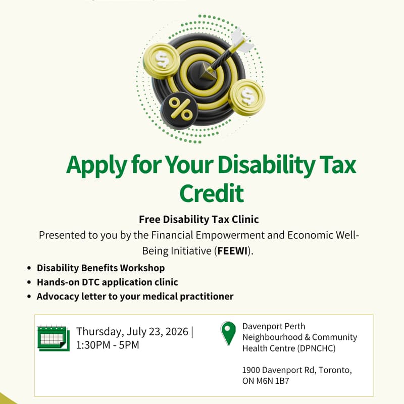 Cover Image for FREE Disability Tax Credit Application Clinic