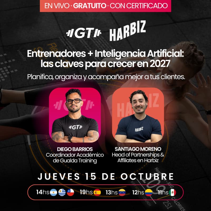Cover Image for Entrenadores + Inteligencia Artificial: las claves para crecer en 2027 [Webinar Gratuito]