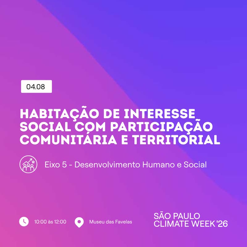 Cover Image for Habitação de Interesse Social com Participação Comunitária e Territorial