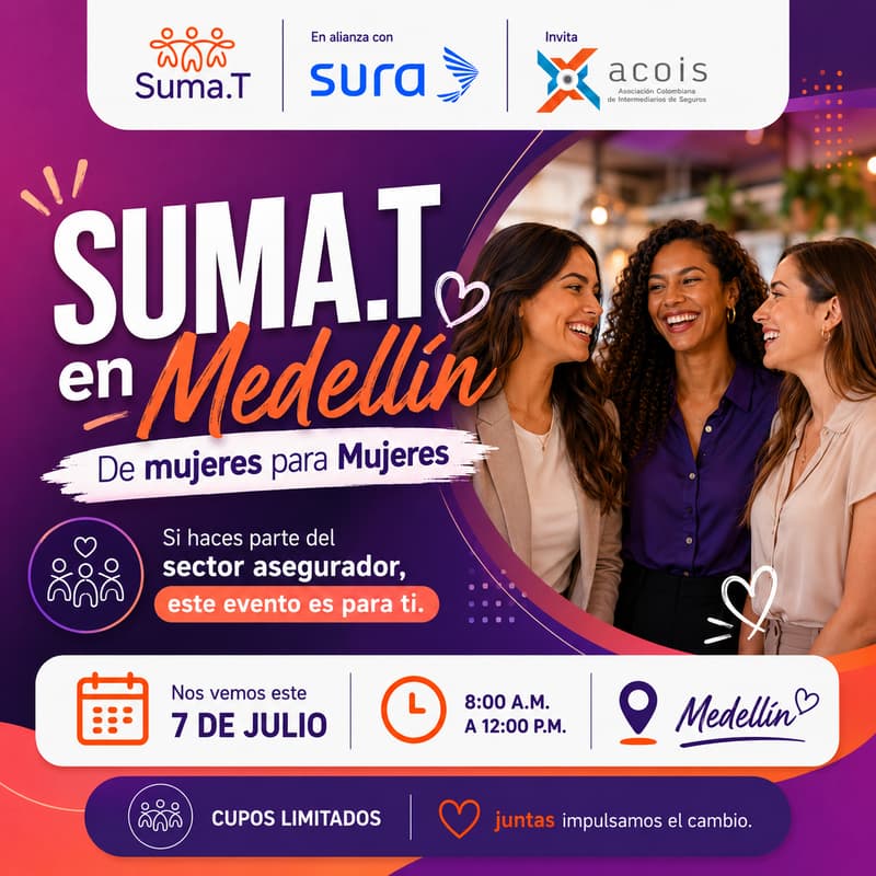 Cover Image for Suma.T mujer en MEDELLÍN de Mujeres para Mujeres
