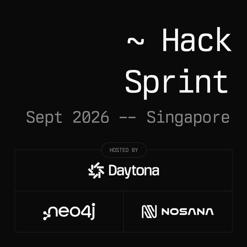 Cover Image for Daytona HackSprint Singapore - August, 2026