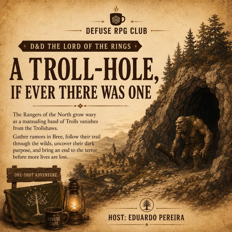 Cover Image for D&D (LOTR) A Troll-hole, if ever there was one
