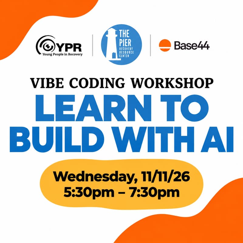 Cover Image for Learn to Build with AI - A YPR Event, Presented by The PIER