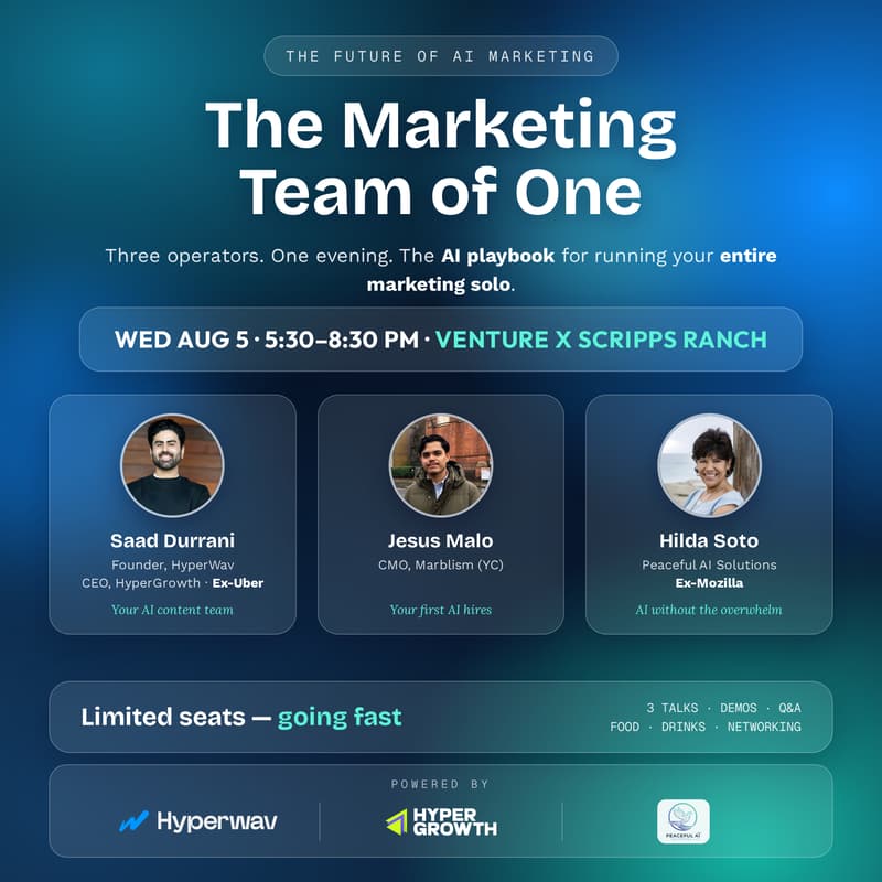 Cover Image for The Marketing Team of One | The Future of AI Marketing