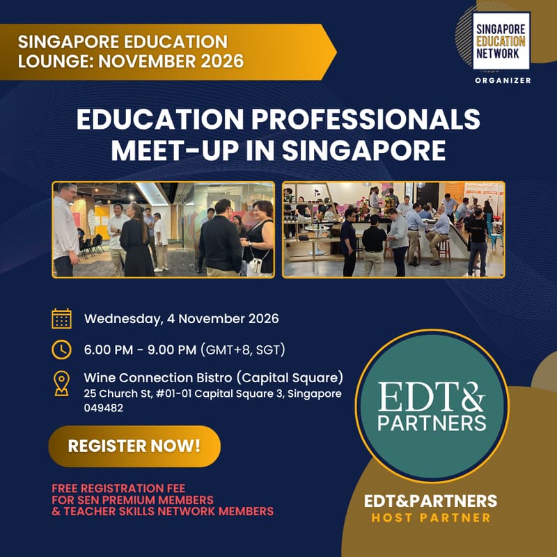 Cover Image for Singapore Education Lounge: November 2026