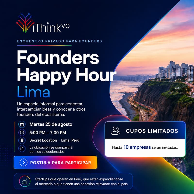 Cover Image for iThink VC Founders Happy Hour | Lima