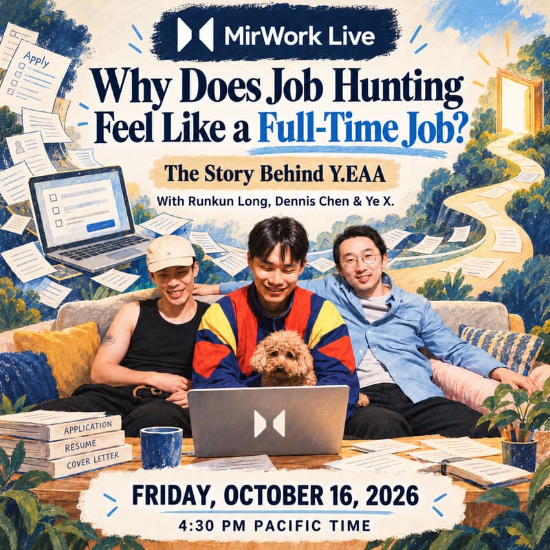 Cover Image for The Story Behind Y.EAA | MirWork Live EP 42 with Y.EAA's Team!