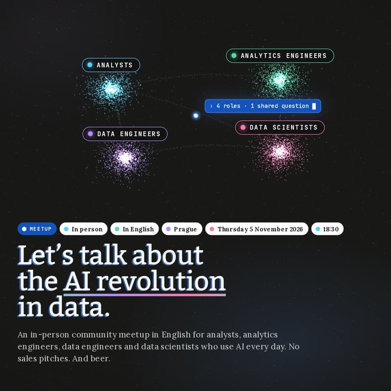 Cover Image for Agentic Analytics meetup: let’s talk about the AI revolution in data