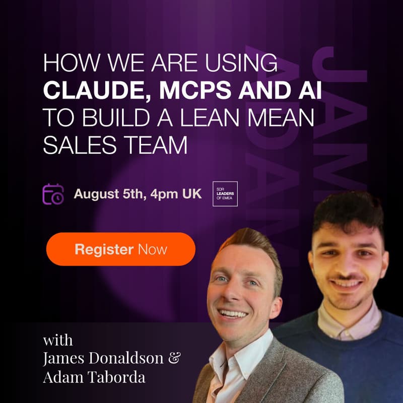 Cover Image for How We Are Using Claude, MCPs and AI to Build a Lean Mean Sales Team