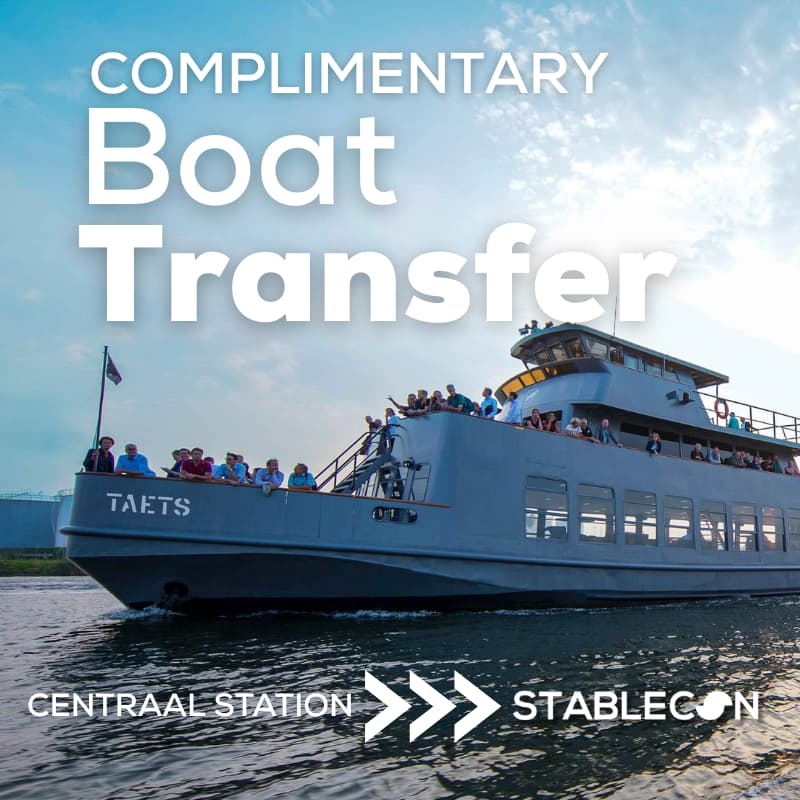 Cover Image for Stablecon EMEA Boat Transfer: Day 1 @ 9:30AM