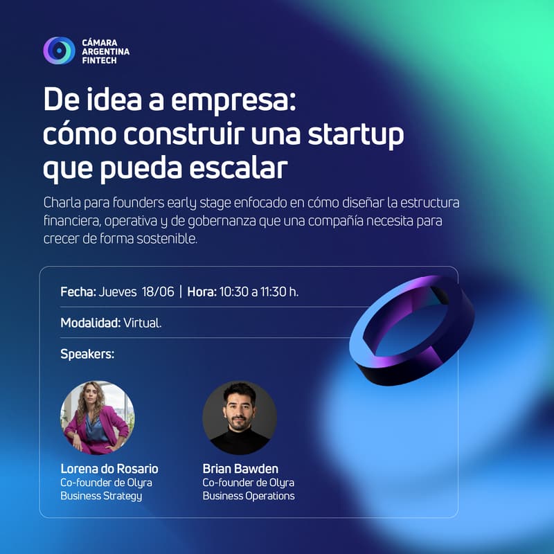 Cover Image for [Webinar] De idea a empresa: cómo construir una startup que pueda escalar
