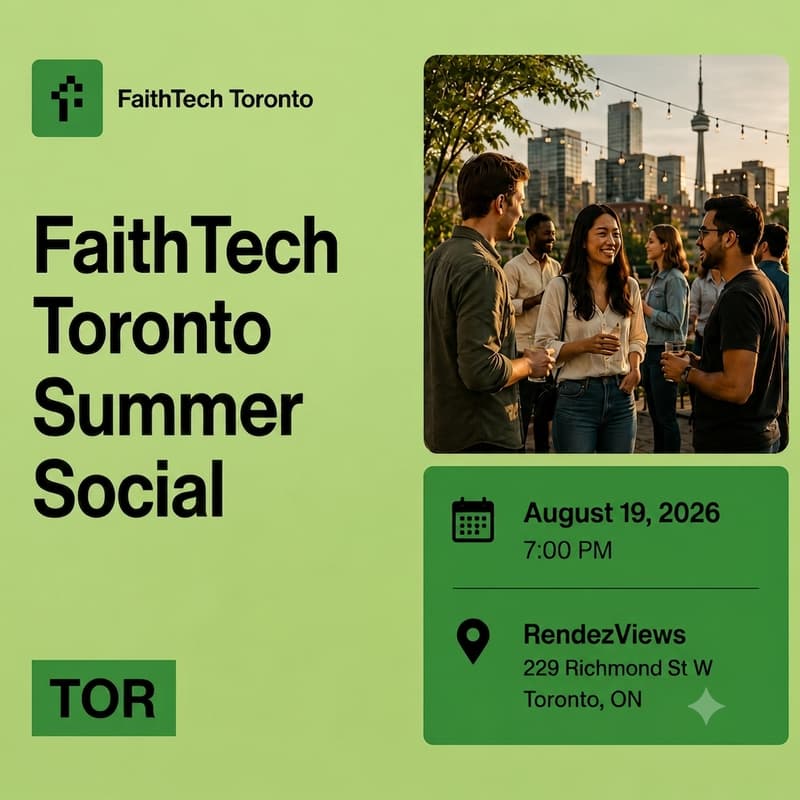 Cover Image for FaithTech Toronto Summer Social
