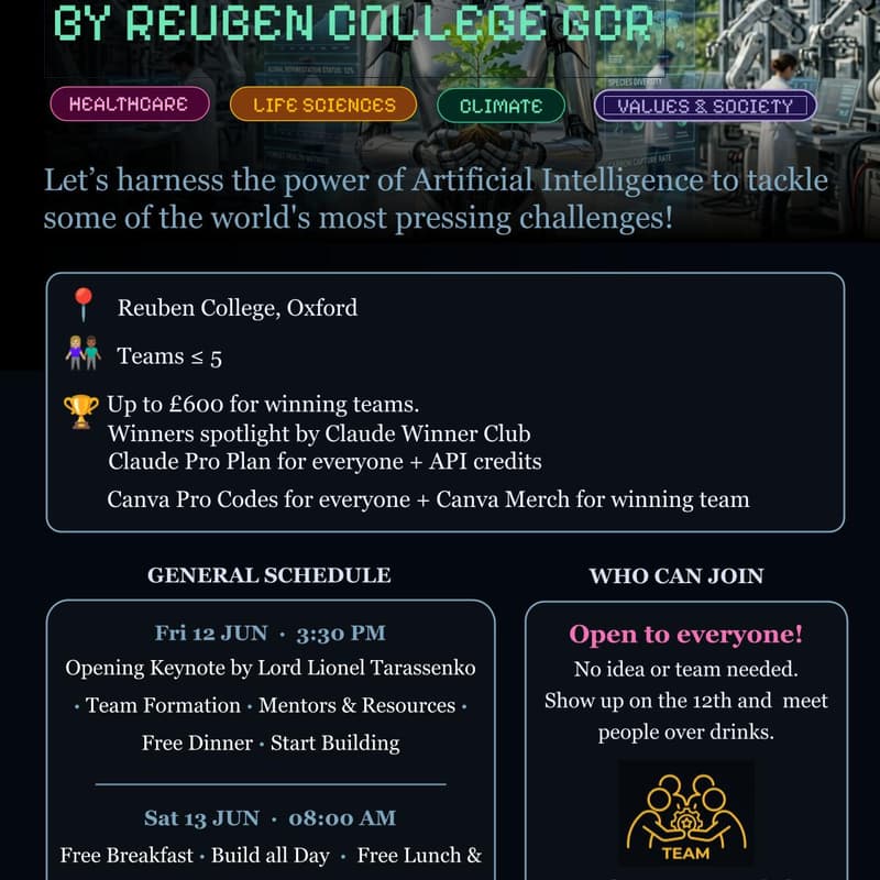 Cover Image for AI FOR GOOD by Reuben College GCR