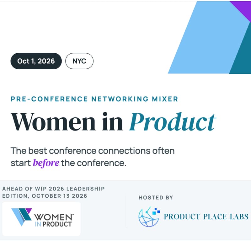 Cover Image for Women in Product Pre-Conference Networking Mixer
