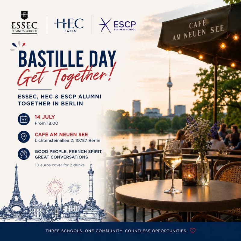 Cover Image for HEC ESSEC ESCP - Bastille Day - Alumni Meetup Berlin