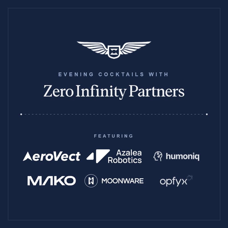 Cover Image for Evening Cocktails with Zero Infinity Partners at the World Aviation Festival 2026