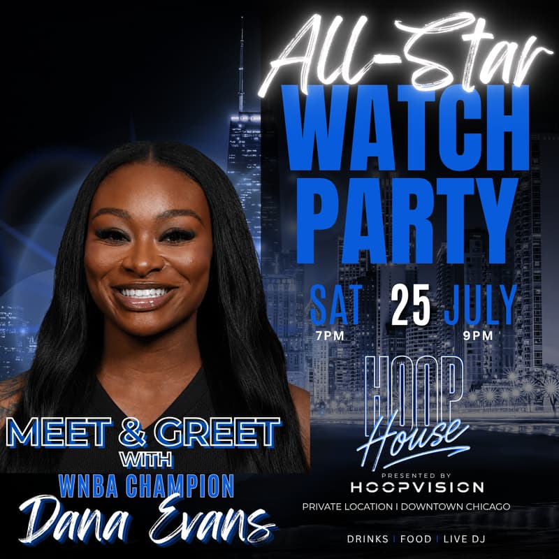 Cover Image for Rooftop All-Star Game Watch Party + Player Meet & Greet @ Hoop House Downtown Chicago