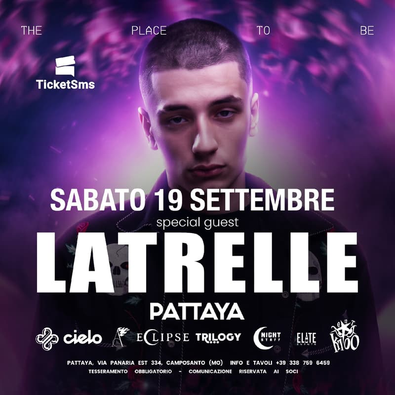Cover Image for SABATO 19 SETTEMBRE // LATRELLE