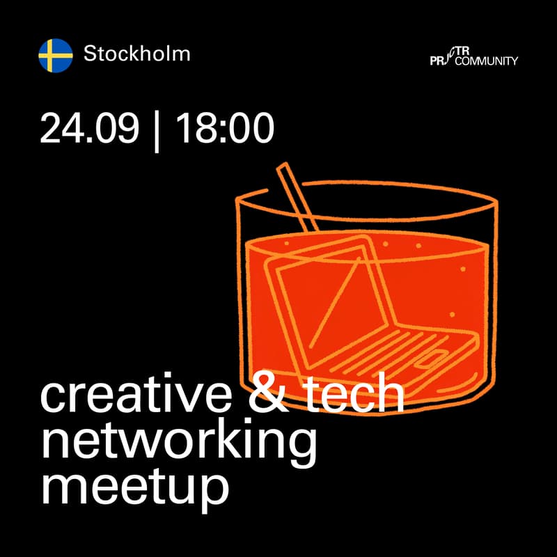 Cover Image for Stockholm. Creative and Tech Networking meetup