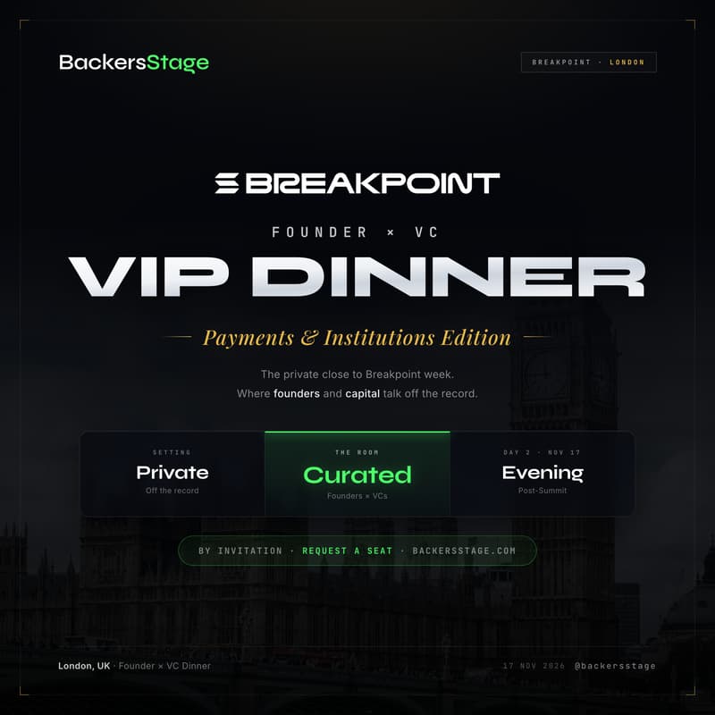 Cover Image for Founder x VC Summit | VIP Dinner | Breakpoint Week 🇬🇧