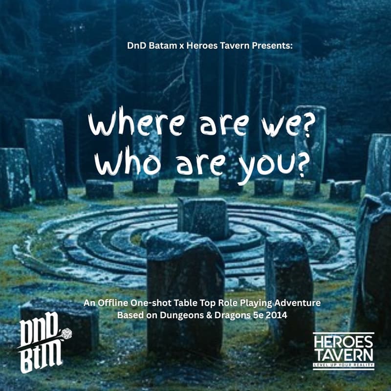 Cover Image for Where Are We? And Who Are You? A DnD 5e Adventure